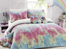 Load image into Gallery viewer, Rainbow Teddy Tie Dye Bedding & Accesories