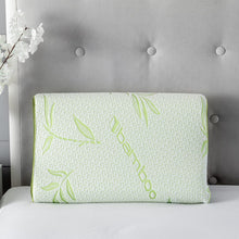 Load image into Gallery viewer, Bamboo Memory Foam Contour pillow .
