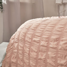 Load image into Gallery viewer, Pink Square Seersucker
