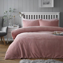 Load image into Gallery viewer, Chunky Rib Teddy Fleece - Blush Pink
